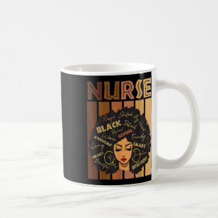 Black Woman Magic Afro Melanin Queen Black History Coffee Mug