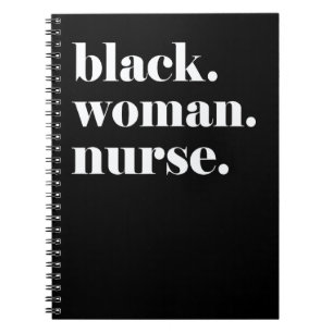 Black Woman Nurse Black Registered Nurse Black Nur Notebook