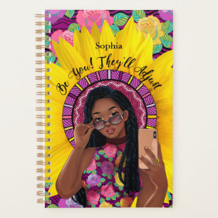 Black Woman Personalised Planner