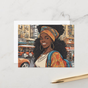 Black Woman Postcard