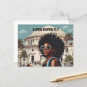 Black Woman Postcard