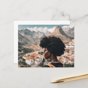 Black Woman Postcard