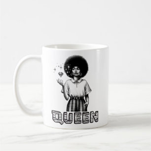Black Woman Queen, Black Lives Matter Coffee Mug