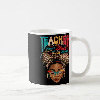 Black Woman Teacher Afro Smart African American Lo Coffee Mug
