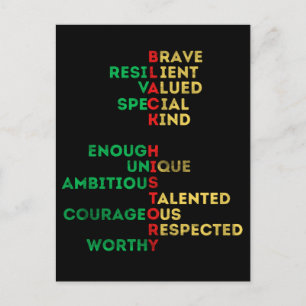 Black women African American melanin women sista Holiday Postcard