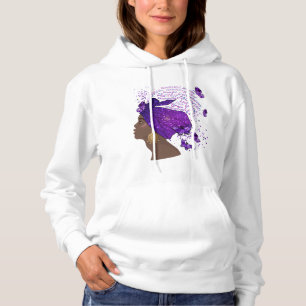 Black Women Afro Queen Melanin Girl Queen Women Hoodie