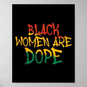 Black Women Are Drug Black History Month Afrocentr Poster