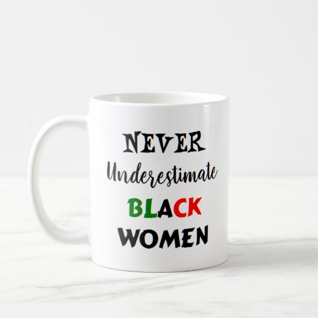 black women coffee mug (Left)