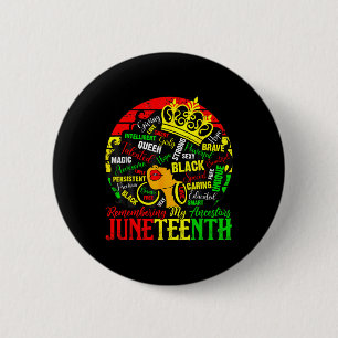 Black Women Freedom Juneteenth 1865 Remembering My 6 Cm Round Badge