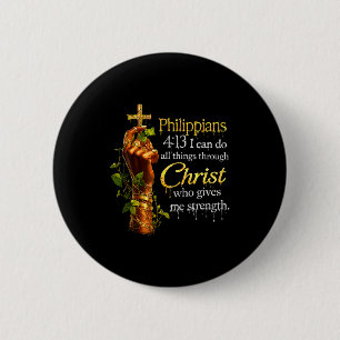 Black Women God Christian Faith African Melanin Qu 6 Cm Round Badge