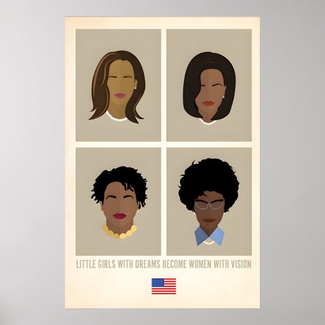 Black Women History Makers Icon Original Print (Front)