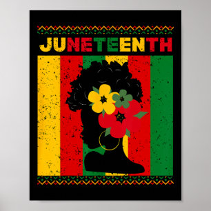 Black Women Juneteenth Pride Women Black History M Poster