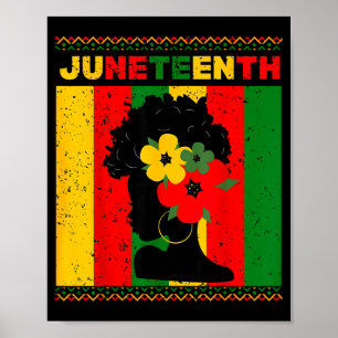 Black women juneteenth pride women black history poster