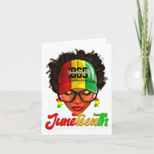 Black Women Juneteenth Remembering My Ancestors Card