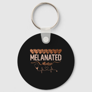 Black Women Melanated Nurse Black History Month Nu Key Ring