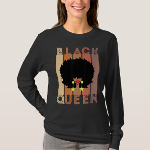 Black Women Melanin Poppin Queen Black Girl Magic T-Shirt