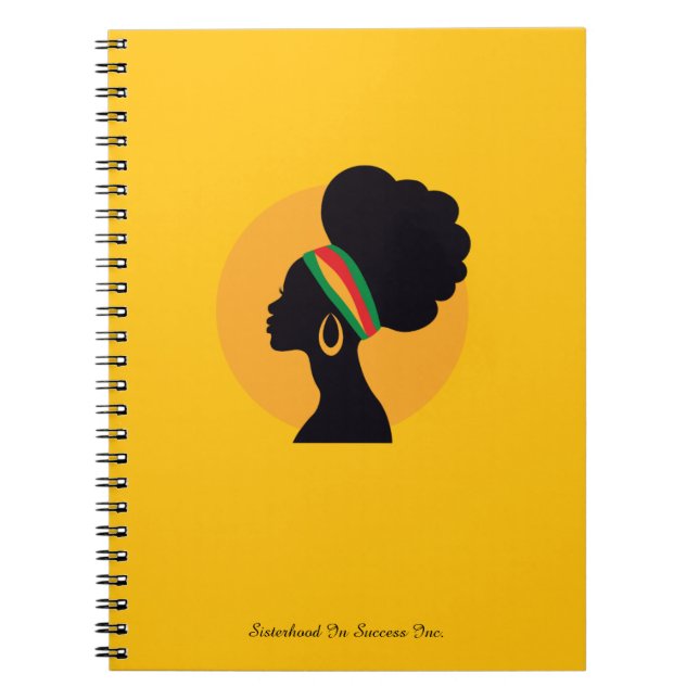 Black Women Reflecting Notebook (Front)