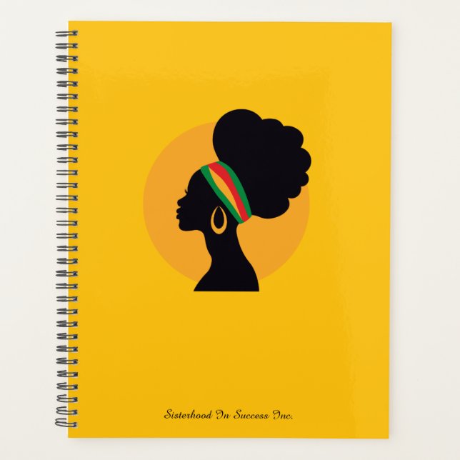 Black Women Reflecting Planner (Front)