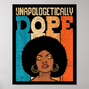 Black Women Unapologetically Black History Junetee Poster