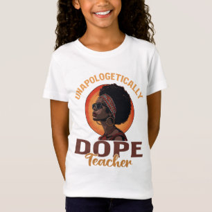 Black Women Unapologetically Drug Teacher Black Hi T-Shirt