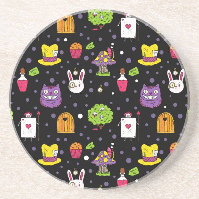 black Wonderland Coaster (Front)