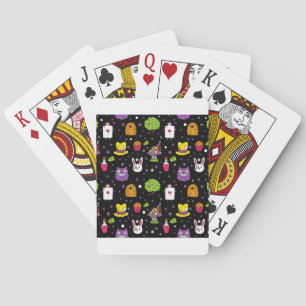 black Wonderland Playing Cards