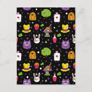 black Wonderland Postcard