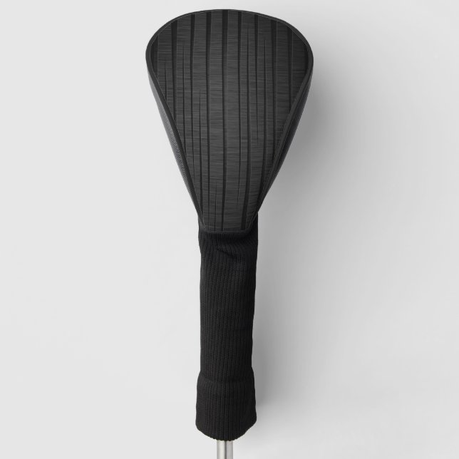 Black Wood  Golf Head Cover (Front)
