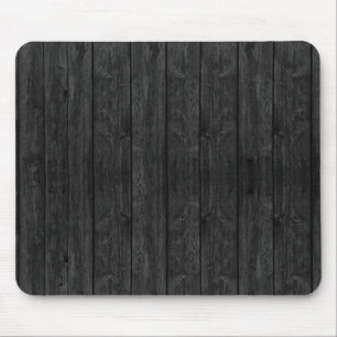 Black Wood Wall Texture Structure Mouse Mat
