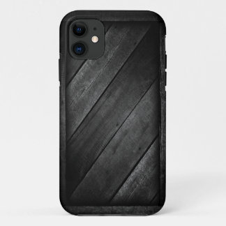 Black Wooden Pattern iPhone case