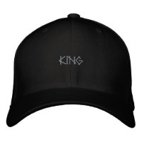 Black Wool-Hat KING Stylish Confident Street Wear 
