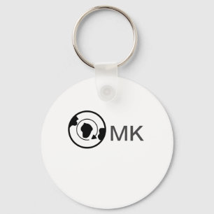 Black world globe add name monogram travel details key ring
