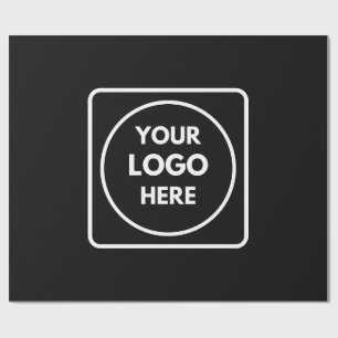 Black Wrapping Paper   Custom Corporate Business 