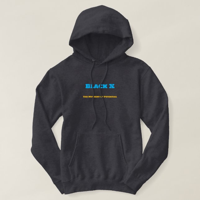 Black X - The Mystery of Potential Hoodie (Design Front)