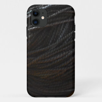Black Yarn iPhone 11 Case