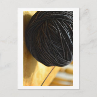 Black Yarn Postcard