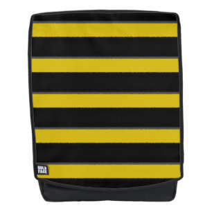 Black, Yellow Bumble Bee Inspired Backpack