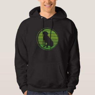 Black Yellow Chocolate Lab Vintage Labrador Men Wo Hoodie