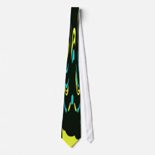Black & Yellow Deco Tie