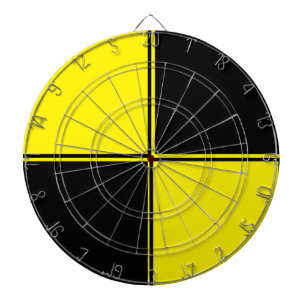 Black & Yellow Game Room Dartboard