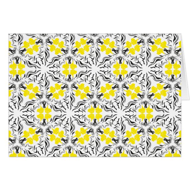 Black Yellow Great Danes (Front Horizontal)