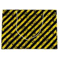 Black Yellow Grunge Caution Tape Stripes Pattern