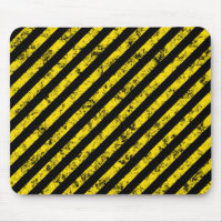 Black Yellow Grunge Caution Tape Stripes Pattern