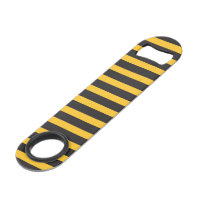 Black Yellow Horizontal Lines Geometric Bee Animal