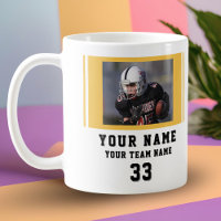 Black Yellow Player Name Number Team Photo