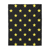 Black Yellow Star Art-Deco Classic Retro Pattern