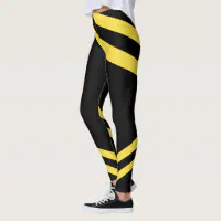 Black Bumble Bees Cute Funny Leggings