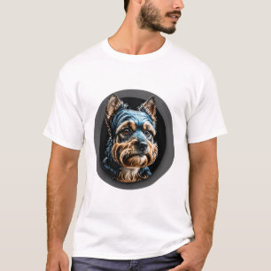 black yorkshire terrier T-Shirt