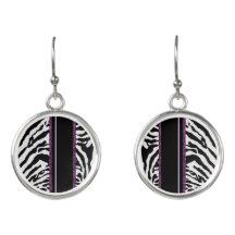 black zebra and pink geometric shape