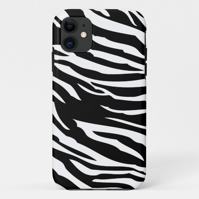 Black Zebra iPhone 5 Mate Barely There™ Case (Back)